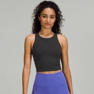 Black Lululemon Cropped Tank